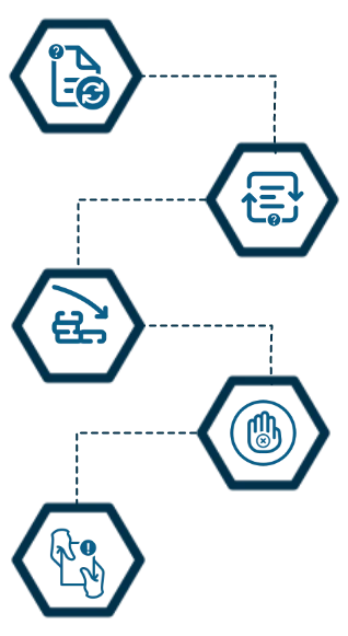 Infographic showing the intelligence gap in real estate document management, including document retrieval delays, knowledge loss from staff departures, and limited pattern recognition in property transaction archives 