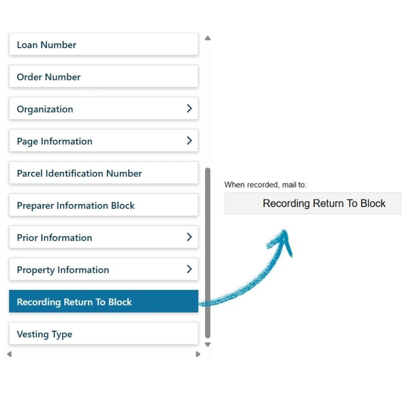 Create Your Own Template CYOT interface showing custom real estate document template builder with state-compliant deed creation tools