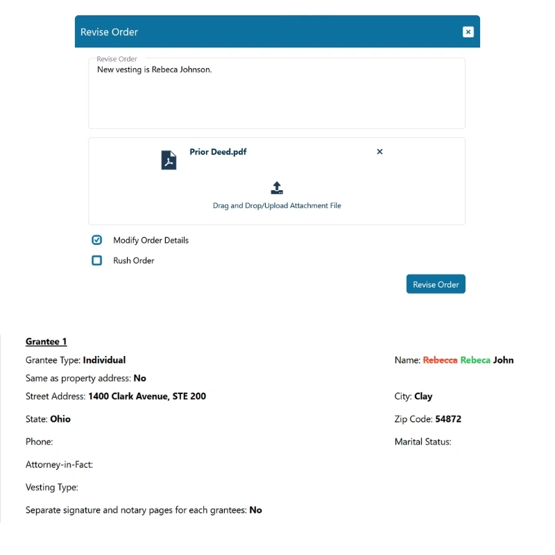 Centralized revision management system for real estate documents with annotation tracking