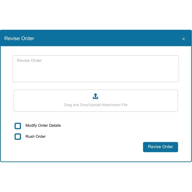Secure document revision request interface for real estate professionals showing encrypted collaboration and approval workflow